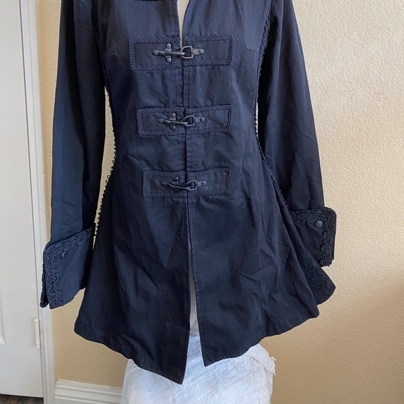 SOLD Gothic black pirate coat 🏴‍☠️ - Picture 2 of 12
